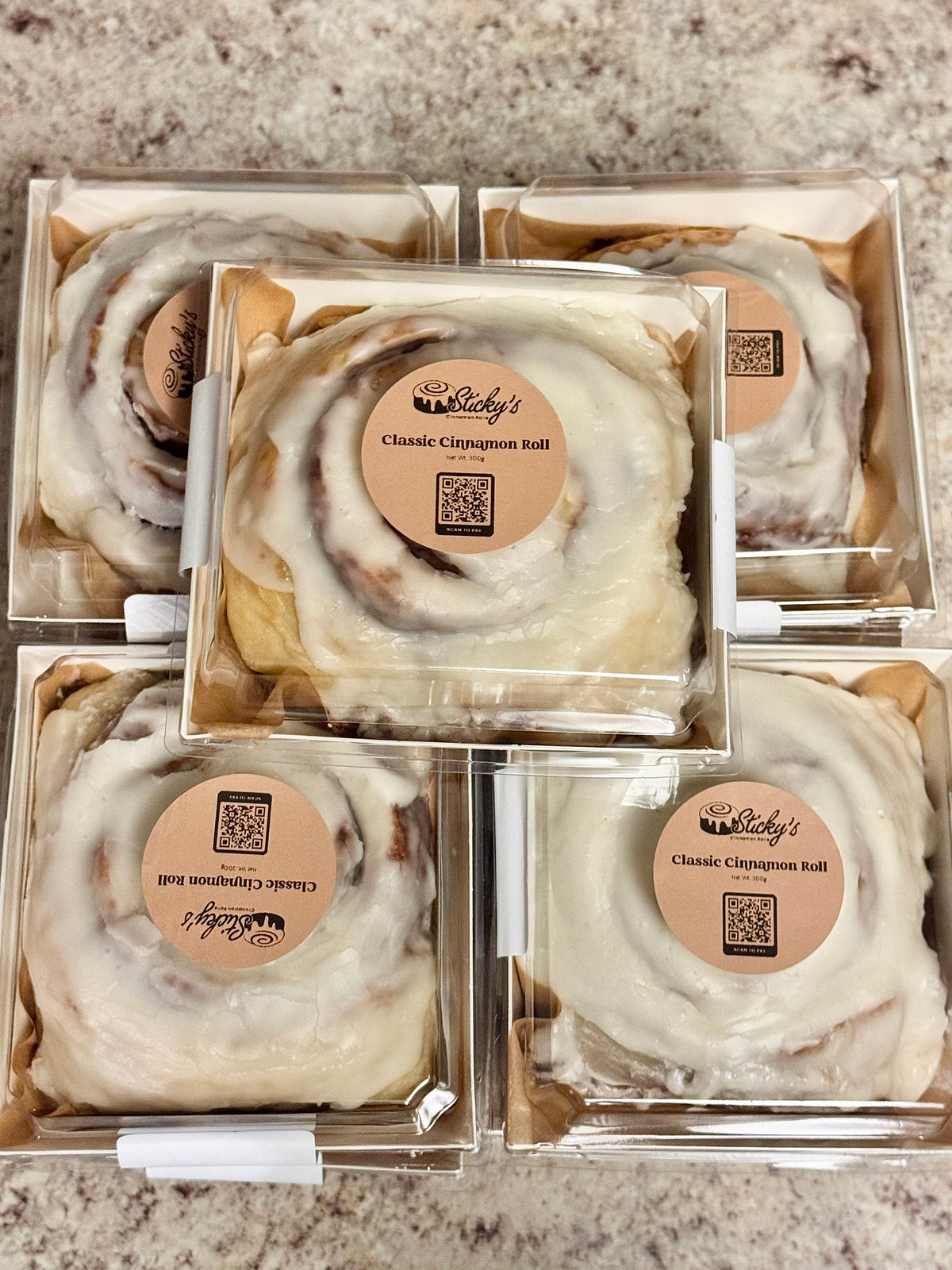 Classic Jumbo Rolls - Individually Boxed • Catering